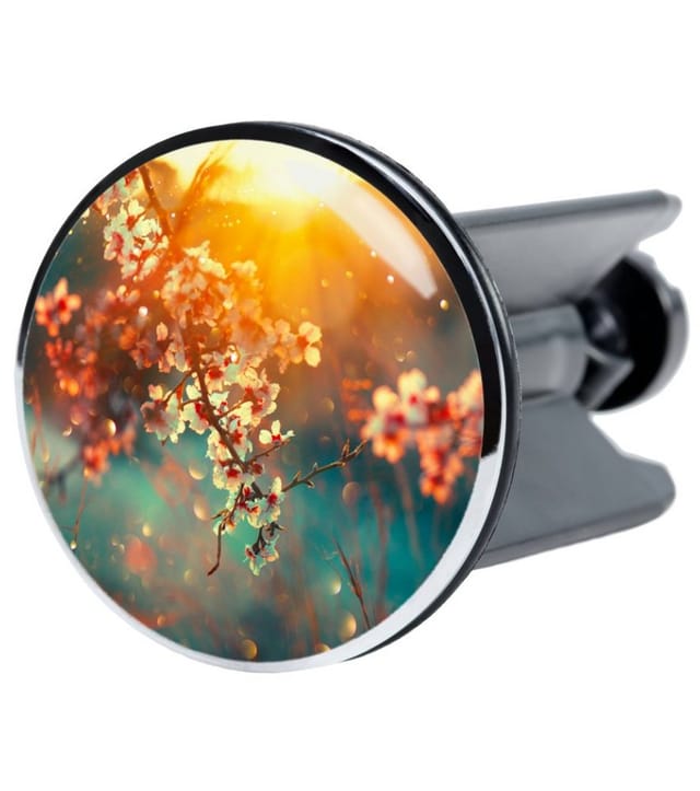Sanilo Waschbeckenstöpsel »Kirschblüte«, 4 cm, Orange, Rund