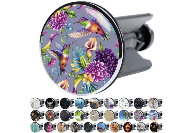 Sanilo Waschbeckenstöpsel »Kolibri«, 4 cm, Bunt, Rund
