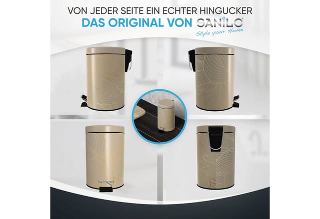 Sanilo Kosmetikeimer »Hosta«, 3,0L, Beige, Rund