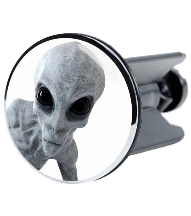 Sanilo Waschbeckenstöpsel »Alien«, 4 cm, Grau, Rund