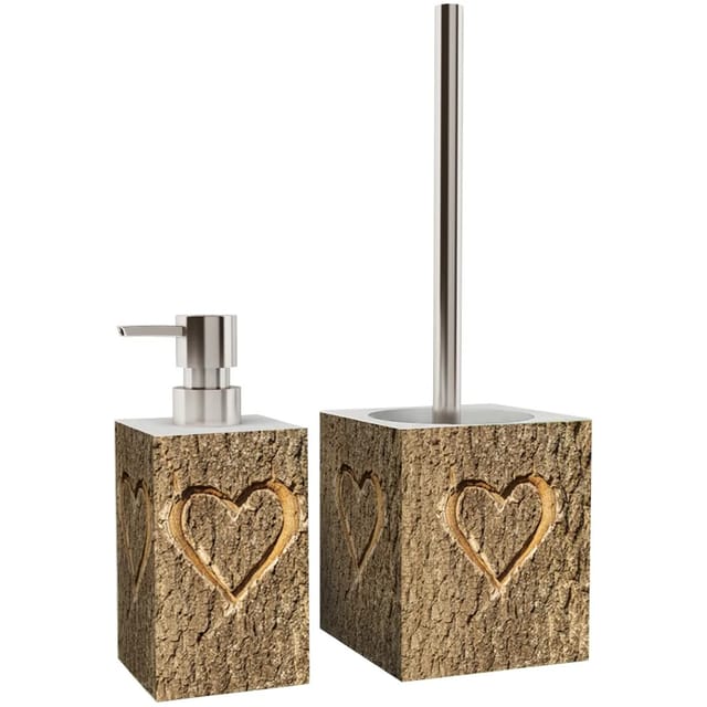 Sanilo Bad-Accessoire-Set »True Love«, Braun, Rechteckig