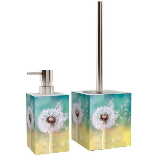 Sanilo Bad-Accessoire-Set »Pusteblume«, Türkis, Rechteckig - tuerkis
