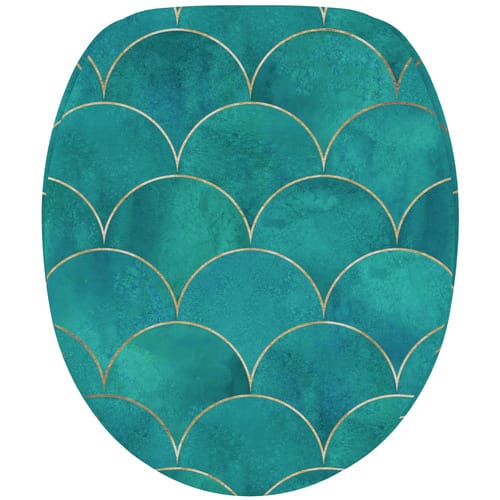 Sanilo WC-Sitz »Aquarell«, mit Absenkautomatik Aquarell, Blau, Oval