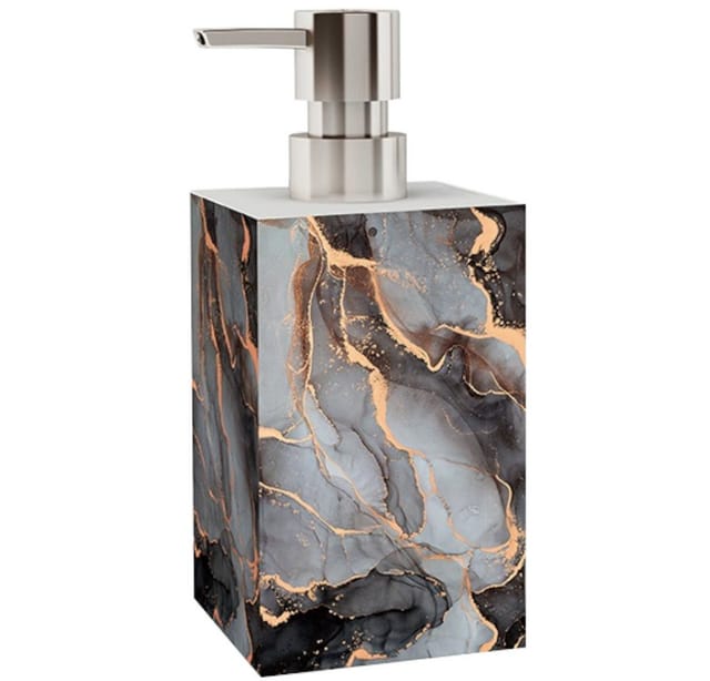 Sanilo Bad-Accessoire-Set »Marmor Abstrakt«, Grau, Rechteckig