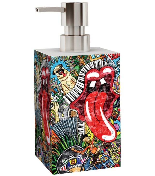 Sanilo Seifenspender »Graffiti«, 165 mm - 70 mm, Rot, Rechteckig