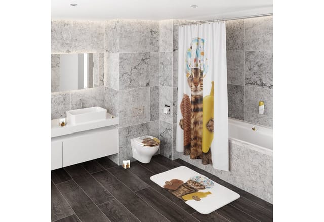 Sanilo Seifenspender »Shower Cat«, 165 mm - 70 mm, Braun, Rechteckig