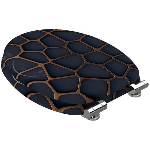 Sanilo WC-Sitz »Mesh«, mit Absenkautomatik Mesh, Schwarz, Oval