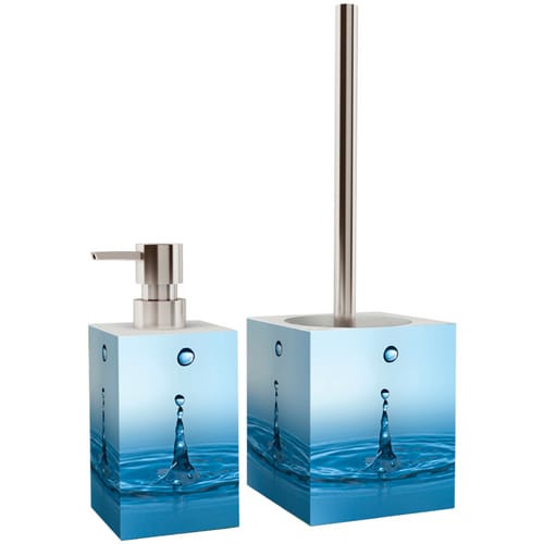 Sanilo WC-Bürste »Tropfen«, H 37 cm, Blau, Rechteckig