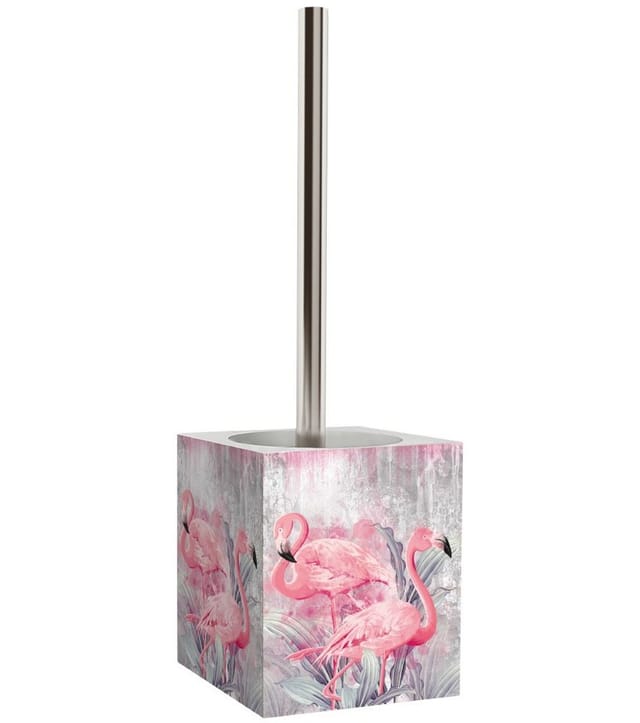 Sanilo WC-Bürste »Flamingo«, H 37 cm, Pink, Rechteckig - rosa