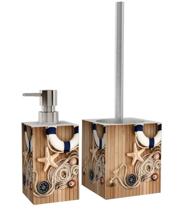 Sanilo Bad-Accessoire-Set »Maritime«, Beige, Rechteckig