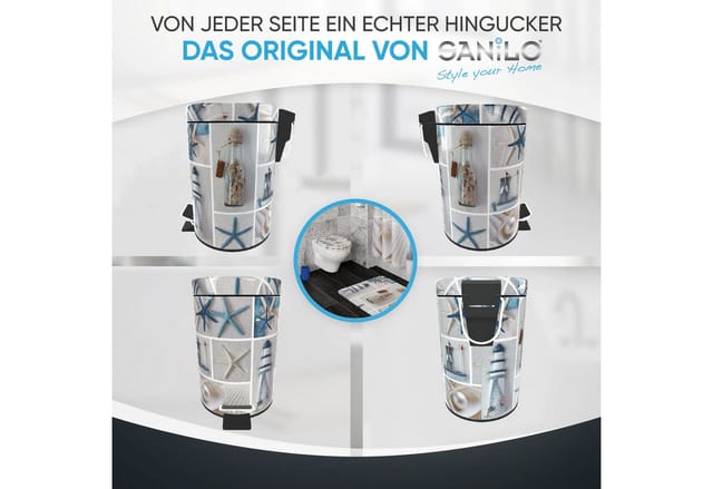 Sanilo Kosmetikeimer »Meeresbrise«, 3,0L, Beige, Rund