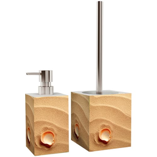 Sanilo WC-Bürste »Clam«, H 37 cm, Beige, Rechteckig