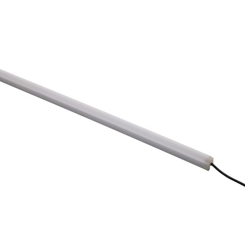 Mr. GARDENER LED-Pfosten-Lichtleiste, festverdrahtet, für Flexi-Fence-Zaunsystem - weiss