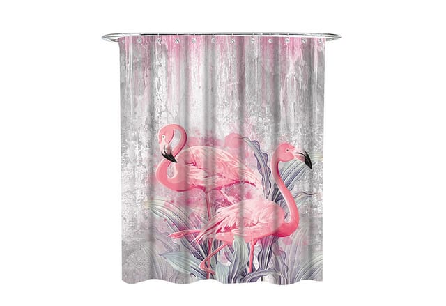 Sanilo Duschvorhang »Flamingo«, 180 x 200 cm, Pink - rosa