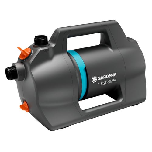 GARDENA Gartenpumpe, »5000 Silent«, LxBxH: 42,5x22x28 cm, schwarz - bunt