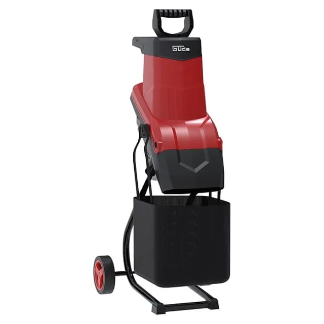 GÜDE Elektro-Messerhäcksler, GEH 2500, 2500W, bis 45mm, schwarz-rot