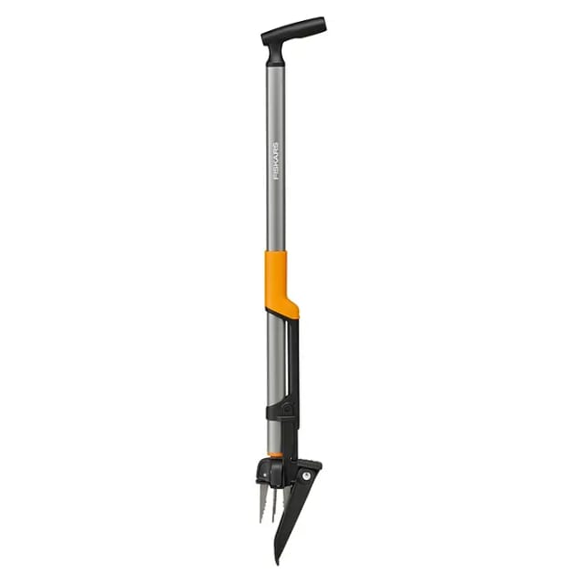 FISKARS Unkrautstecher, »Ergonomic«, Teleskopierbar, L: 106,2 cm, orange/schwarz - silberfarben