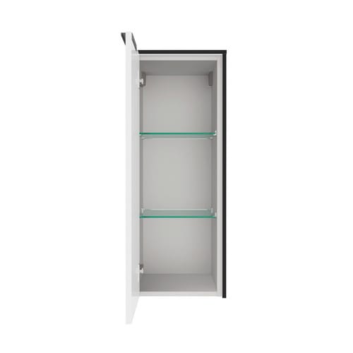 FACKELMANN Midischrank »Flair«, links, 1 Tür, Weiss-Weiss, 328 x 823 x 320 mm