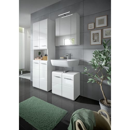 xonox.home Hochschrank »Ice« - weiss
