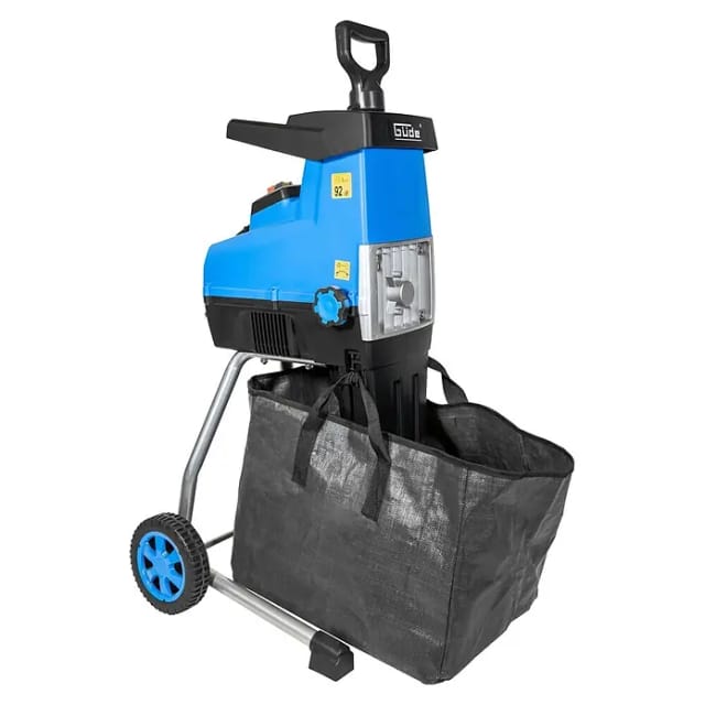 GÜDE Elektro-Häcksler, »GH 2801 Silent«, Walzenhäcksler, 2800 W, LxBxH: 48,5x43x91,5 cm, blau/schwarz