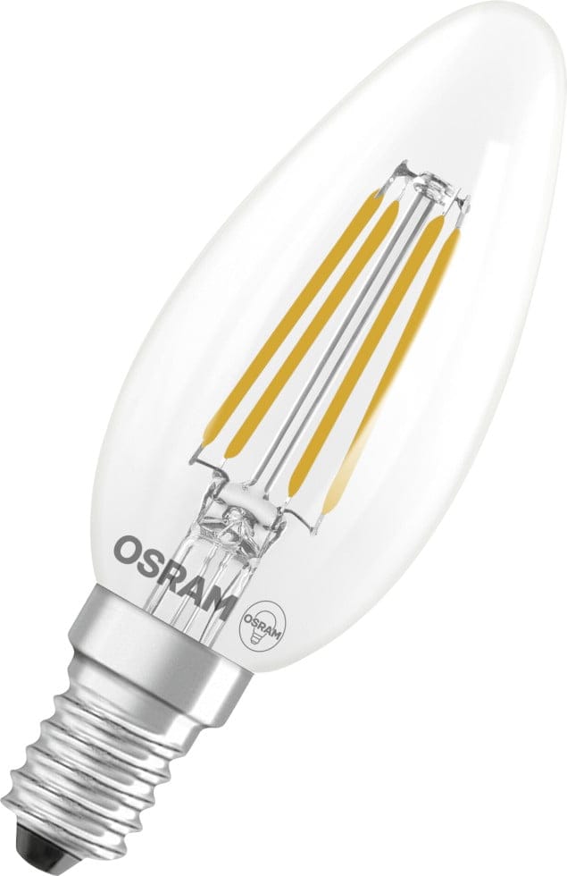 OSRAM LED-Leuchtmittel »LED Star Classic B 40«, E14, 3,4 W, 470 lm, 4000 K, kaltweiß - transparent