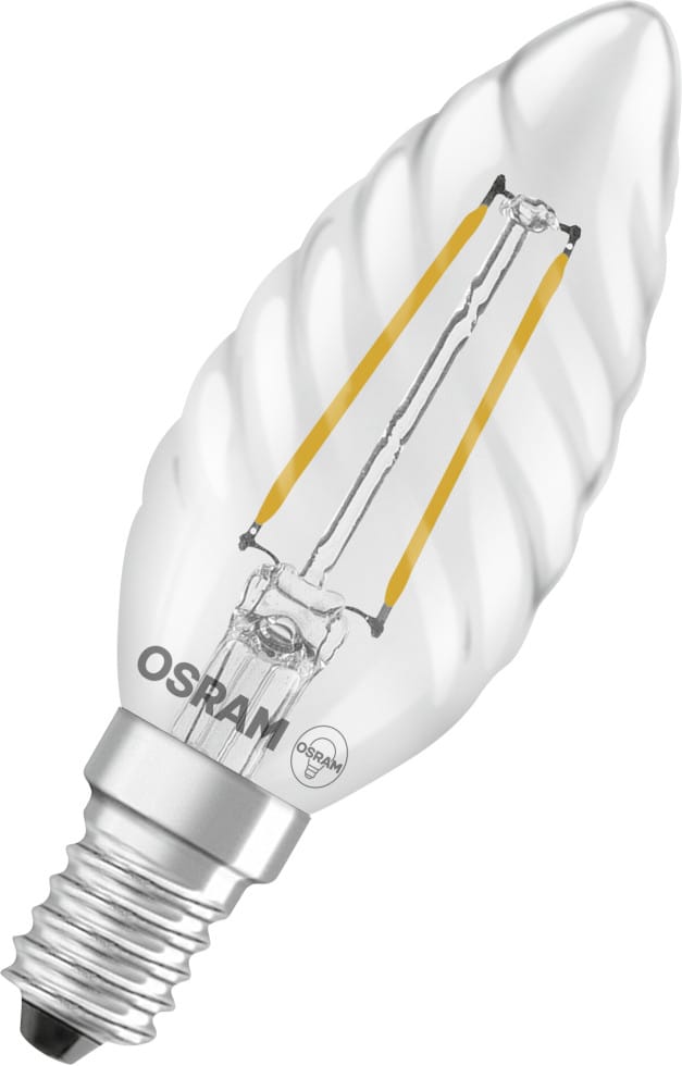 OSRAM LED-Leuchtmittel »LED Star Classic BW 25«, E14, 1,8 W, 250 lm, 2700 K, warmweiß - transparent