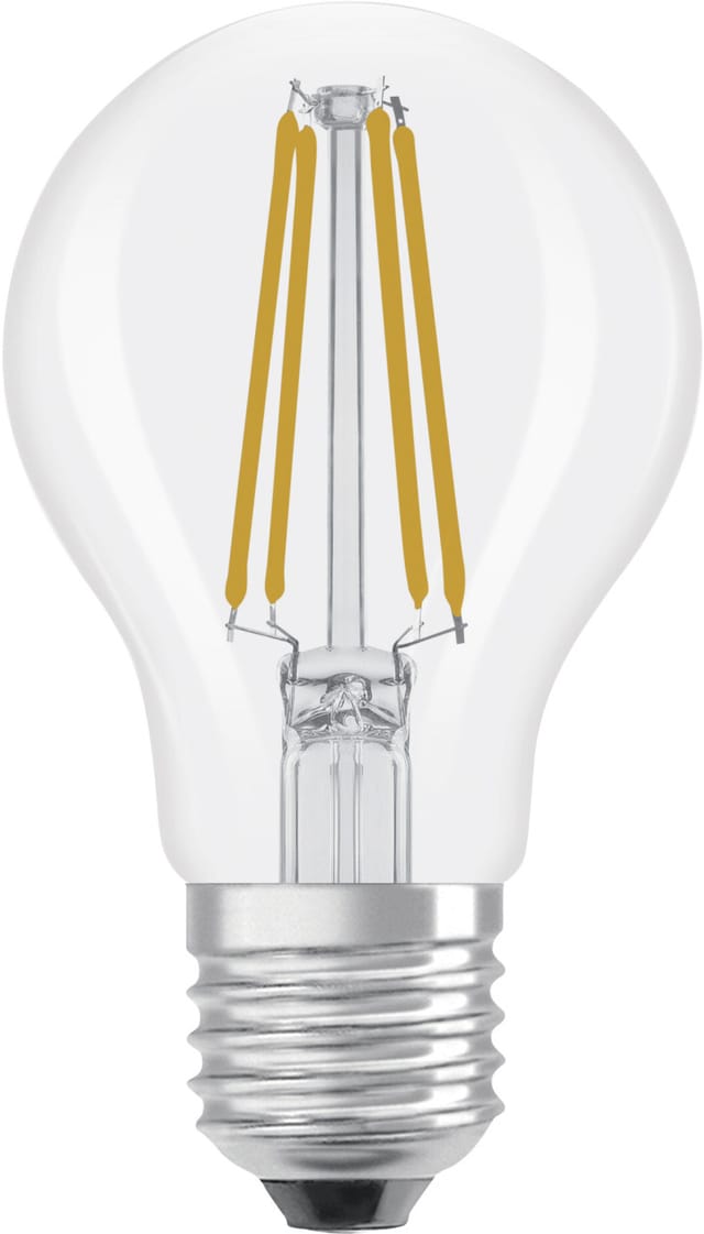 OSRAM LED-Leuchtmittel »LED Star Classic A 60«, 2er-Set, E27, 5,9 W, 806 lm, 2700 K, warmweiß - transparent