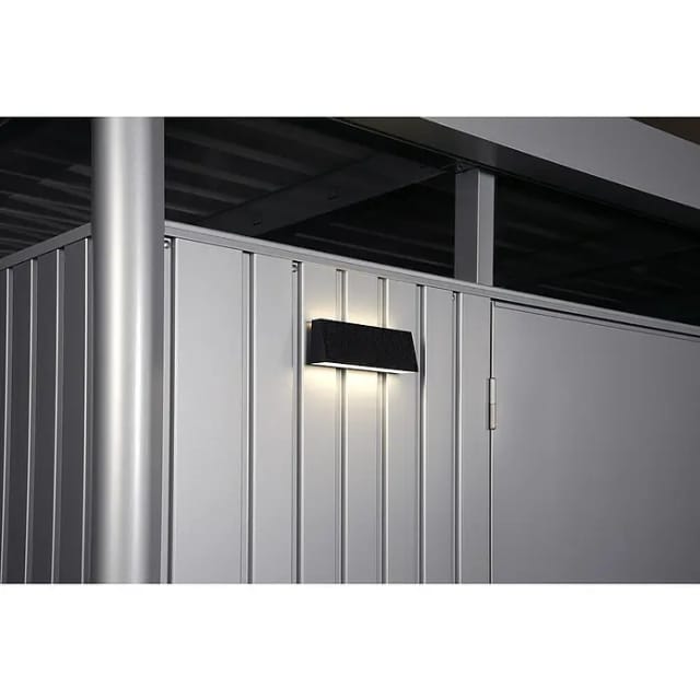 BIOHORT Solarleuchte, BxHxT: 15 x 5 x 10 cm, schwarz