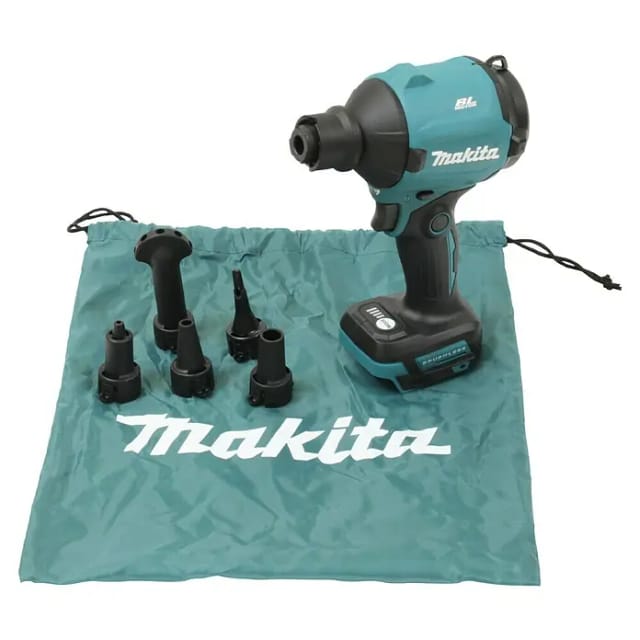 MAKITA Akku-Gebläse »DAS180Z«, 18 V,0-1,1 m³/min, 0-200 m/s, 297 mbar - tuerkis