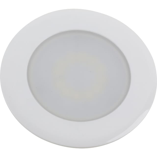 HEITRONIC 2-W-LED-Einbaustrahler Casablanca, weiß, IP44, nur 16 mm Einbautiefe