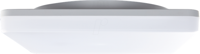 HEITRONIC 18-W-LED-Wand-/Deckenleuchte Pronto mit Bajonett-Anschluss, eckig, warmweiß, IP54