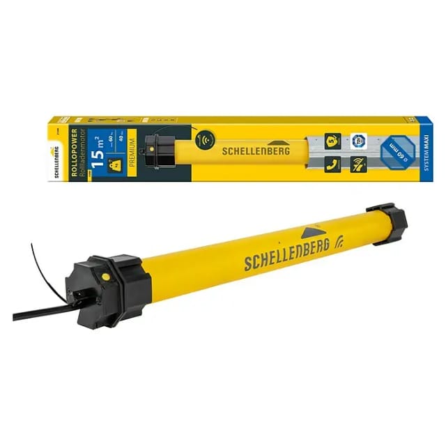 Schellenberg Funk-Rollladenmotor Premium 40 Nm Maxi, SW60