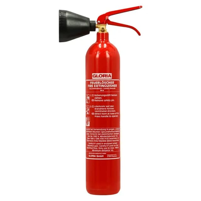 Gloria KS2ST Kohlendioxidfeuerlöscher, 2 kg