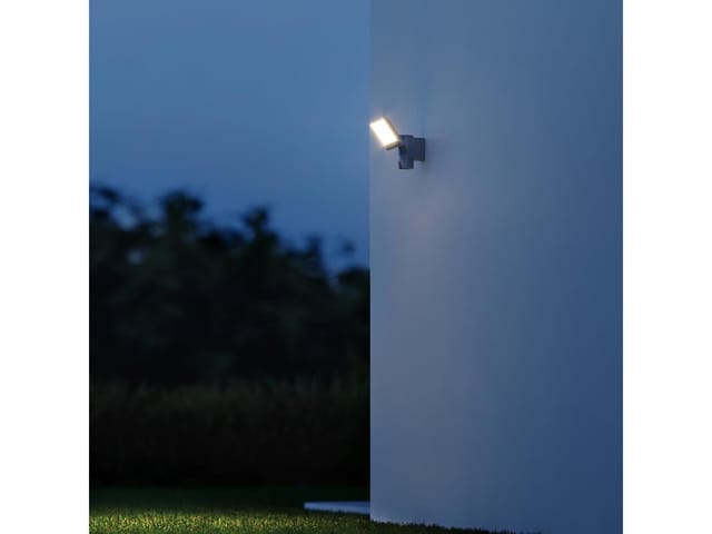Steinel IP-Überwachungskamera mit LED-Scheinwerfer XLED CAM1 S ANT, HD (720p), App