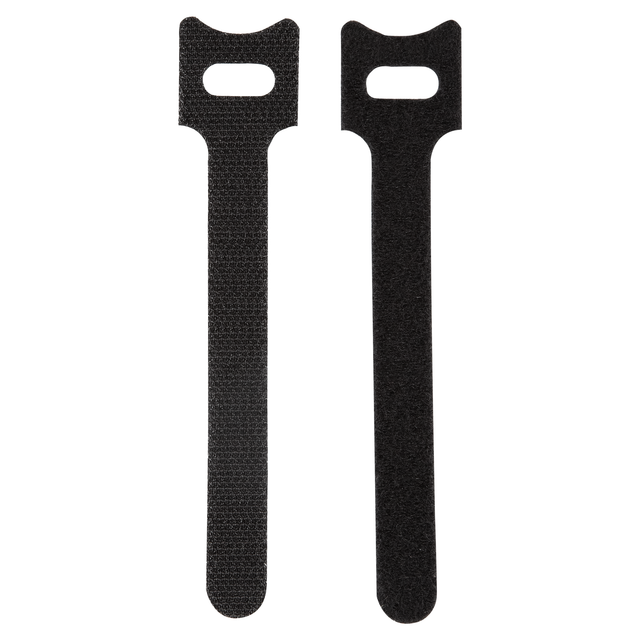 REV Ritter Klettband, 125 x12mm, 5 Stück, Schwarz
