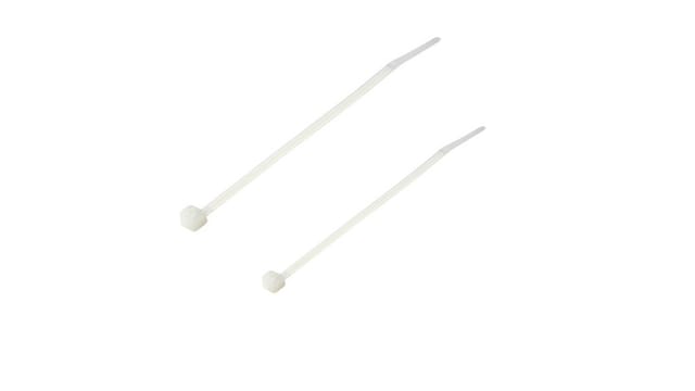 REV Ritter Kabelbinder, Kunststoff,120 x 3,5 mm, 100 Stück, Weiß