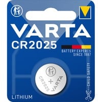 VARTA Lithium-Knopfzelle CR2025, 3 V, 170 mAh Bild 2