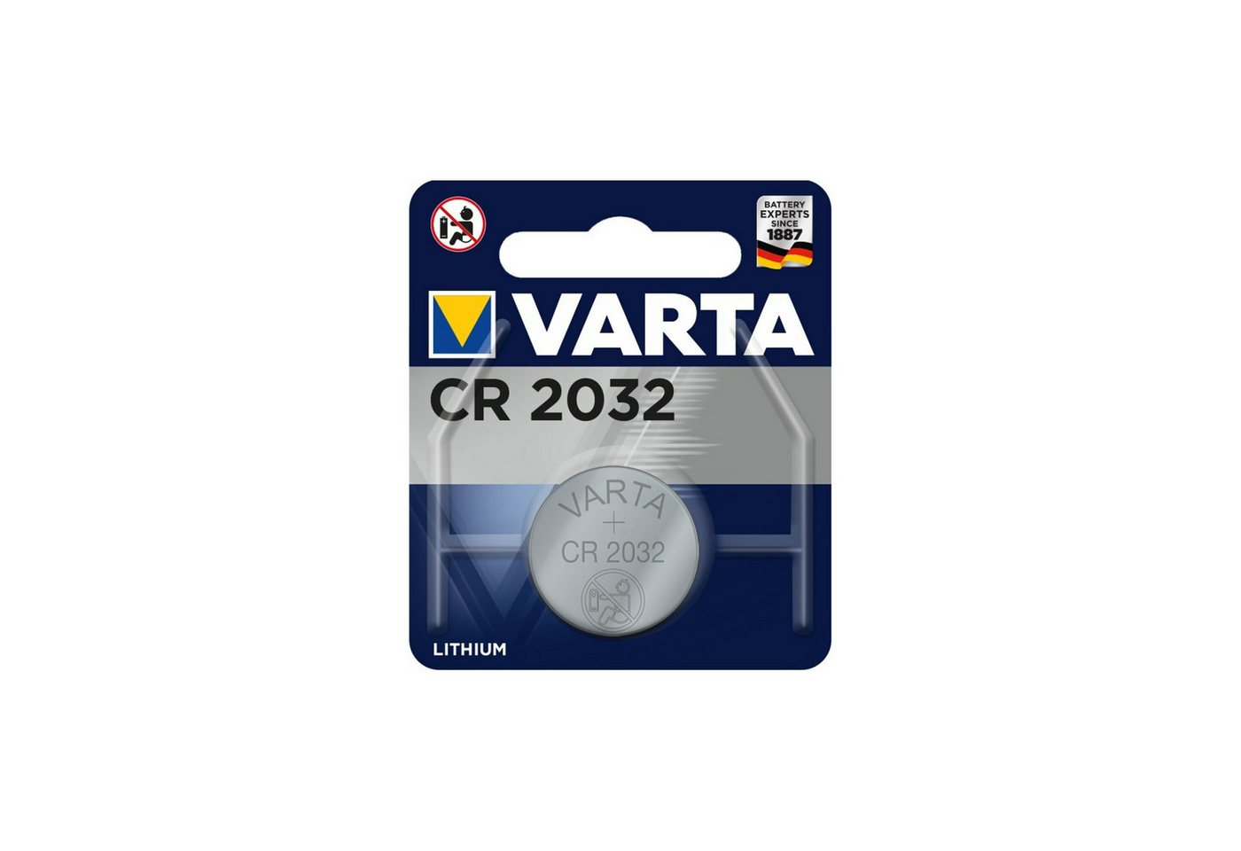 VARTA Lithium-Knopfzelle CR2032, 3 V, 220 mAh Bild 4