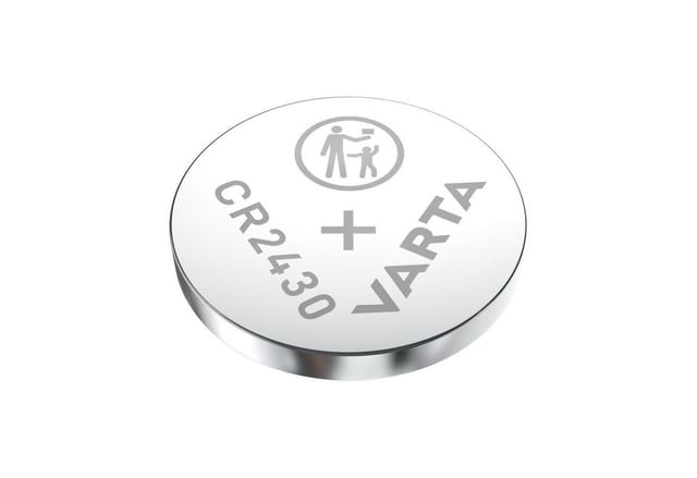 VARTA Lithium-Knopfzelle CR2430, 3 V, 290 mAh