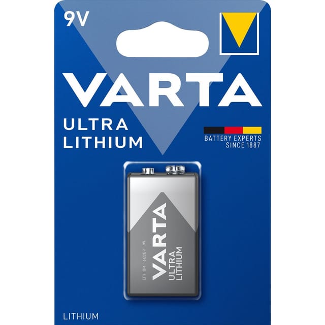 VARTA ULTRA LITHIUM 9V Blister 1