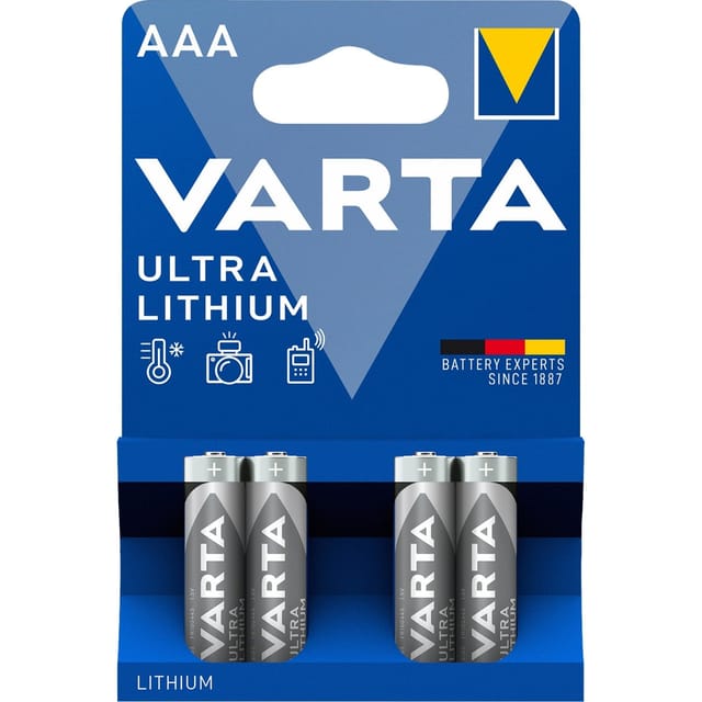 VARTA ULTRA LITHIUM AAA Blister 4