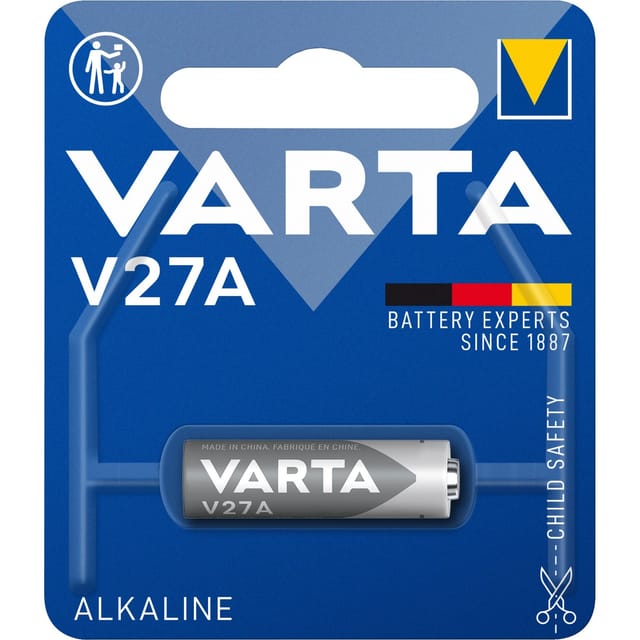VARTA Alkaline Batterie V27A/LR27, 12 V