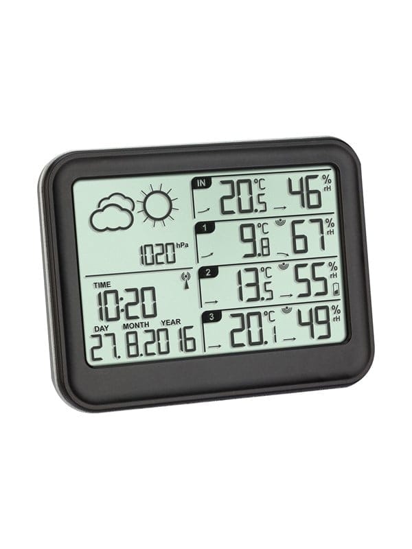 TFA Funk-Wetterstation VIEW, mit 3 Außensensoren