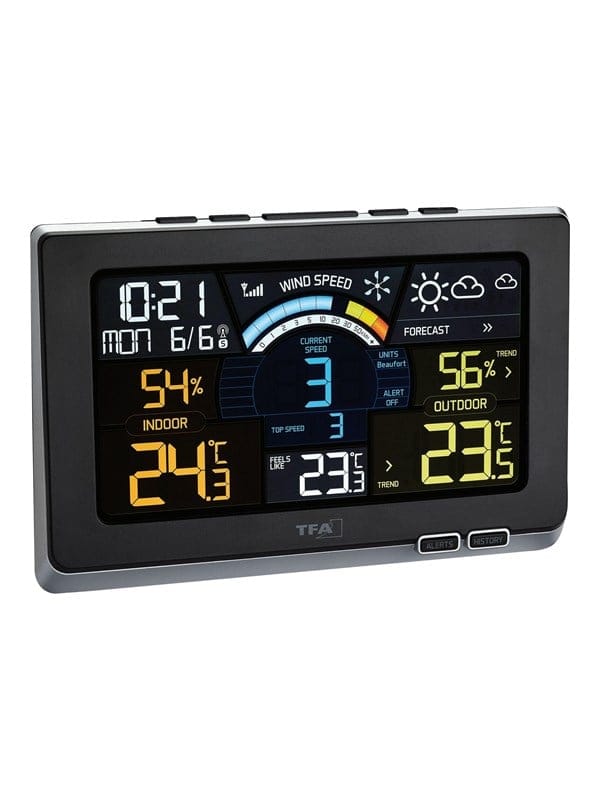 TFA Funk-Wetterstation Spring Breeze, inkl. Windmesser und Thermo-/Hygrosensor