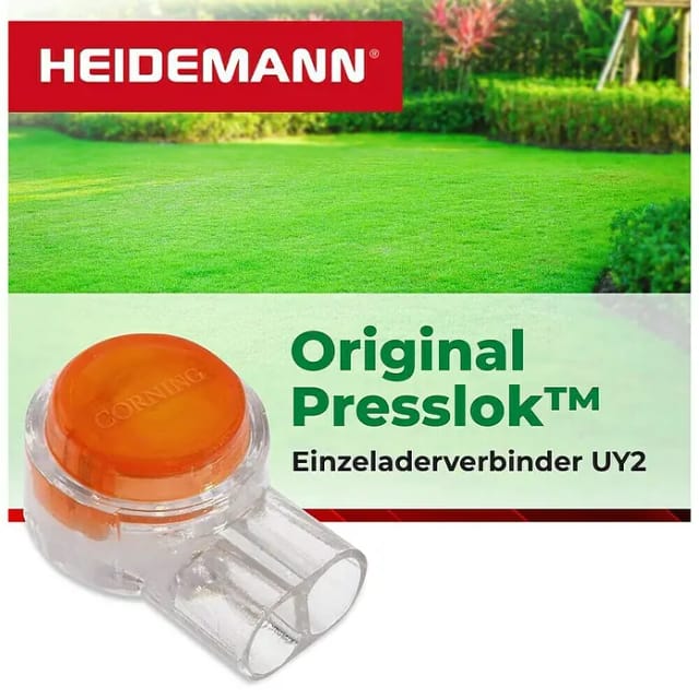 Heidemann ISO FLEX Einzeladerverbindung PresslokTM UY2, 10 Stück, orange