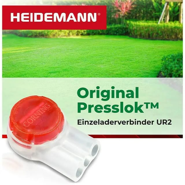 Heidemann ISO FLEX Einzeladerverbindung PresslokTM UR2, 10 Stück, rot