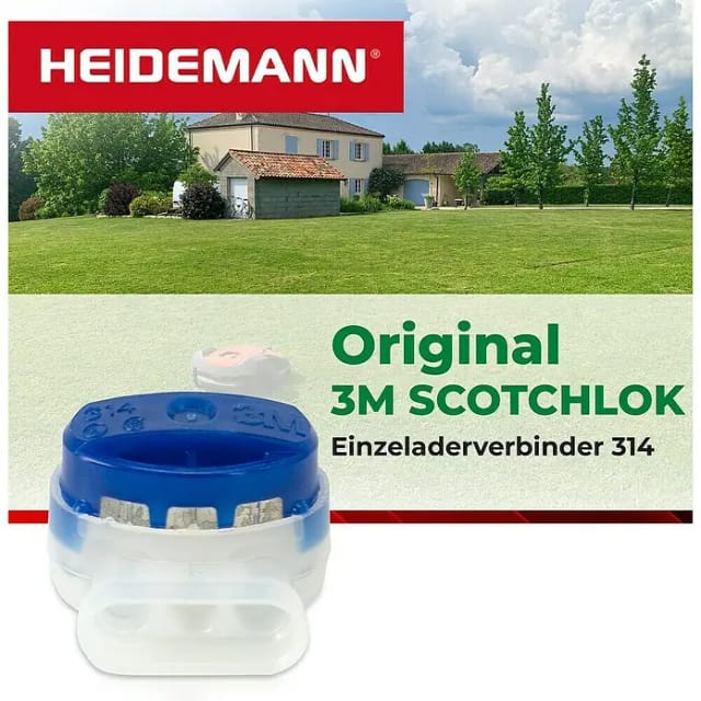 Heidemann ISO FLEX Einzeladerverbindung 3M Presslok 314, 5 Stück, blau