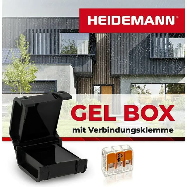 Heidemann ISO FLEX Gelbox mit 1 Verbindungsklemme, 1 Stück