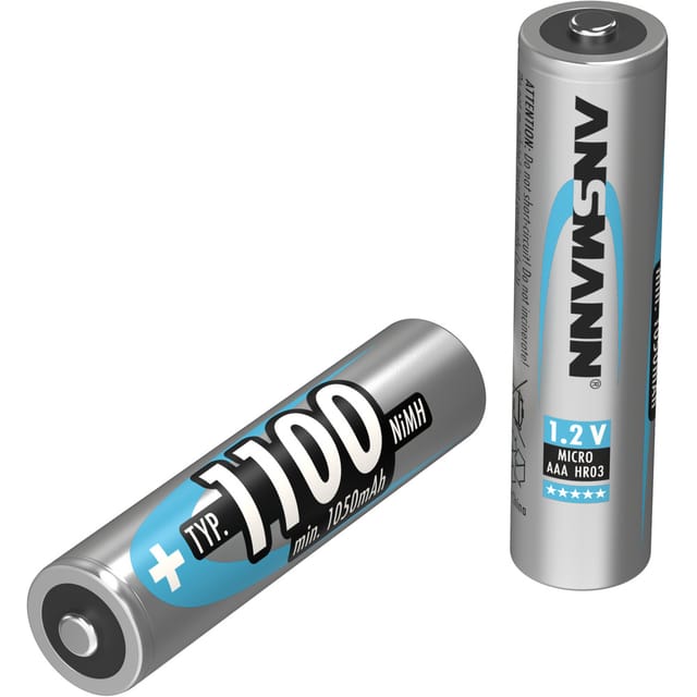 Ansmann NiMH-Akku Micro AAA 1100 mAh