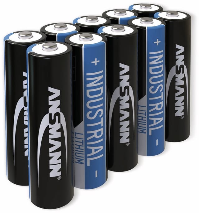 Ansmann Lithium-Batterie Micro AAA, 10er-Pack